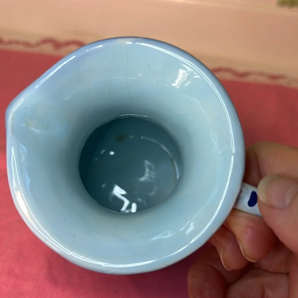 DELFT Williamsburg  Mini Creamer Pitcher Made in Holland Vintage 1967